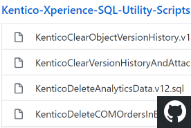 Introducing The Kentico Xperience SQL Utility Scripts Open Source Repo thumbnail